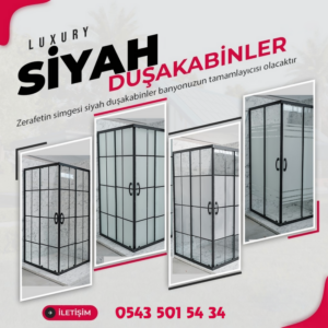 Siyah Duşakabin Modelleri Duşakabin Fiyatı